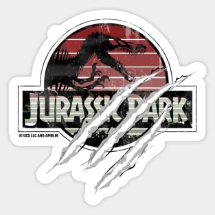 The Lost World Jurassic Claw Slash Sticker